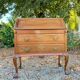 Chippendale Style Mahogany Slant-Leaf Desk/Secretary