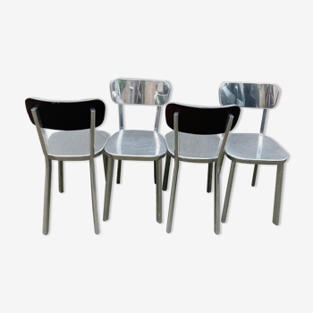 Chaises de salle à manger en aluminium poli Magis Deja-Vu