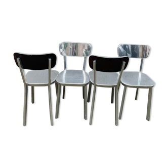 Chaises de salle à manger en aluminium poli Magis Deja-Vu