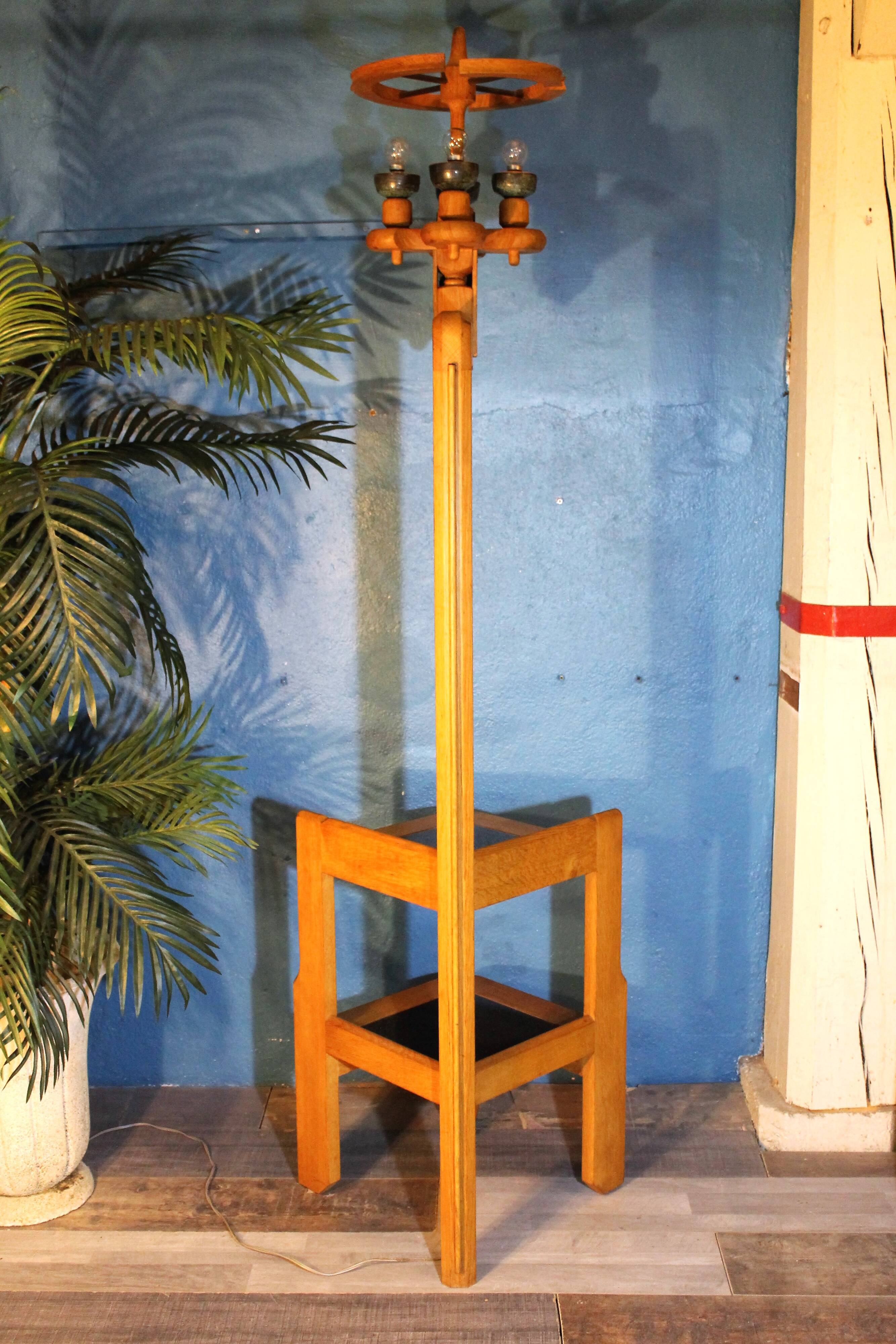 Guillerme & Chambron floor lamp 1960s