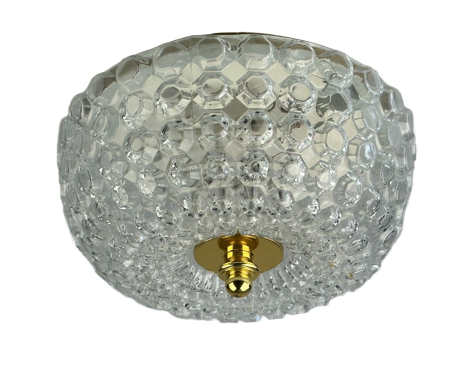 Ceiling light Glashütte Limburg Germany Space Age 60s