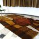 Large Scandinavian Rug with abstract Decor by Ege Rya, Denmark 1960s