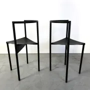 Pair of Wendy Wright chairs by Philippe Starck, 1986