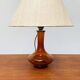 Mid-century Danish glass table lamp by Holmegaard