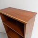 Vintage oak open bookcase