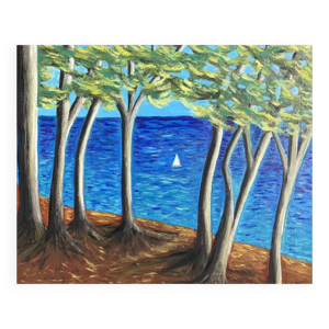 Tableau Paysage à l'huile