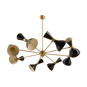lustre italien de 8 bras