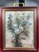 Oil/canvas Nature Wildflowers, Thistles signed Guy Lanier