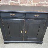 Low sideboard Early XXth wood painted