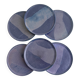 Purple ceramic plates set of 6