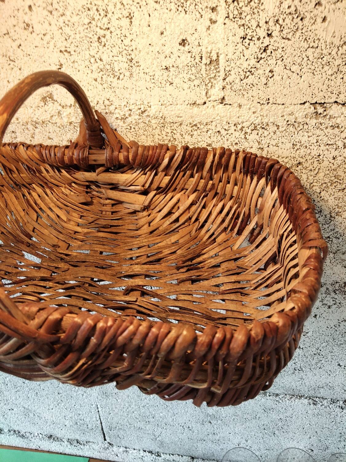 Old wicker basket – Handmade – Country house spirit
