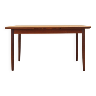 Teak table, Danish design, 1970s, production: Denmark