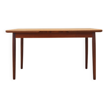 Teak table, Danish design, 1970s, production: Denmark