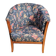 Satin Fabric Basket Chair