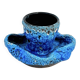 Fat Lava Ceramic Egg Cup Glacier Enamels - Atelier du Cyclope