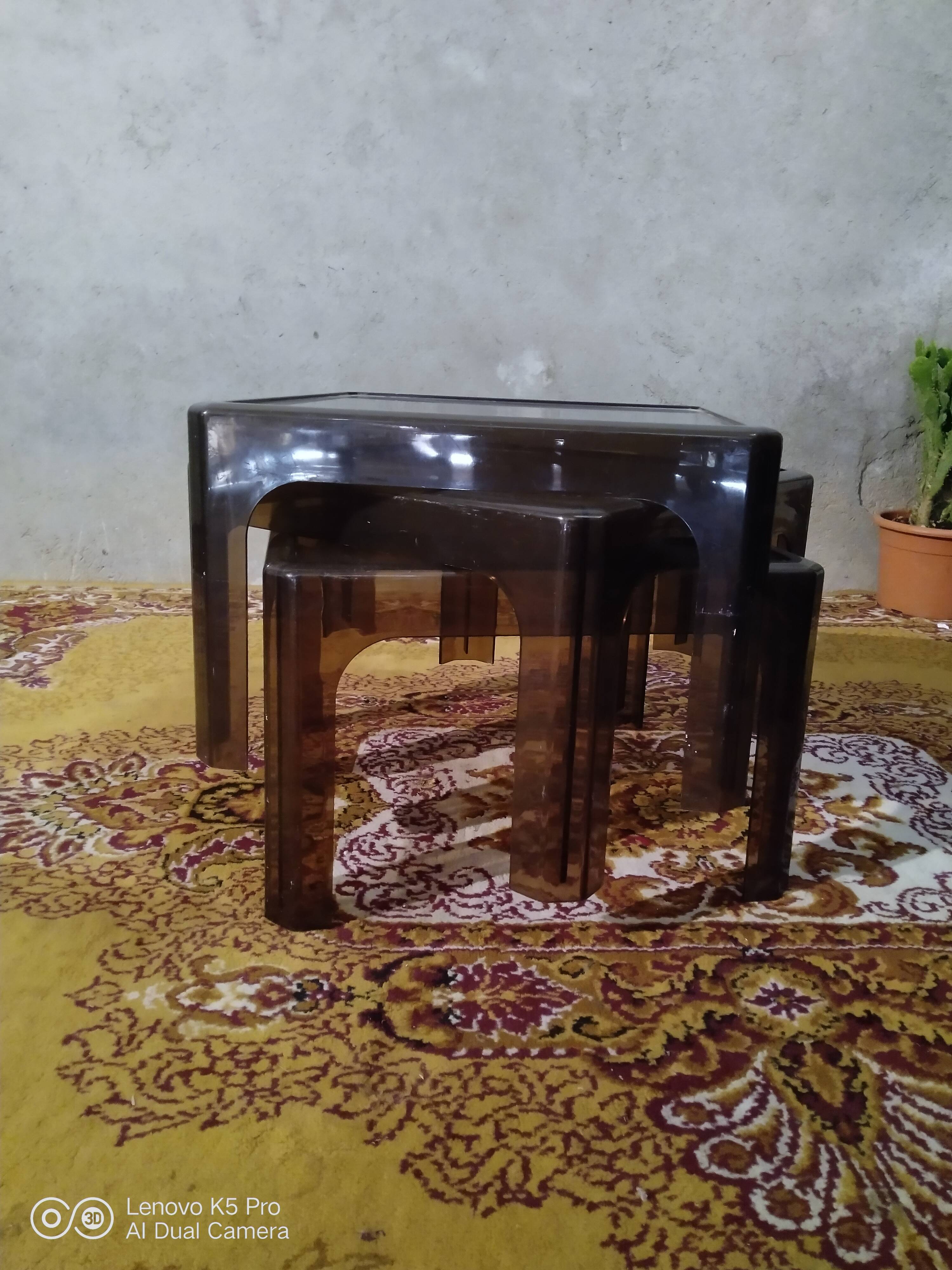 Vintage Plexiglas coffee tables
