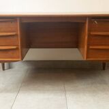 Danish Falster Teak Desk by Svend Madsen, 1960s
