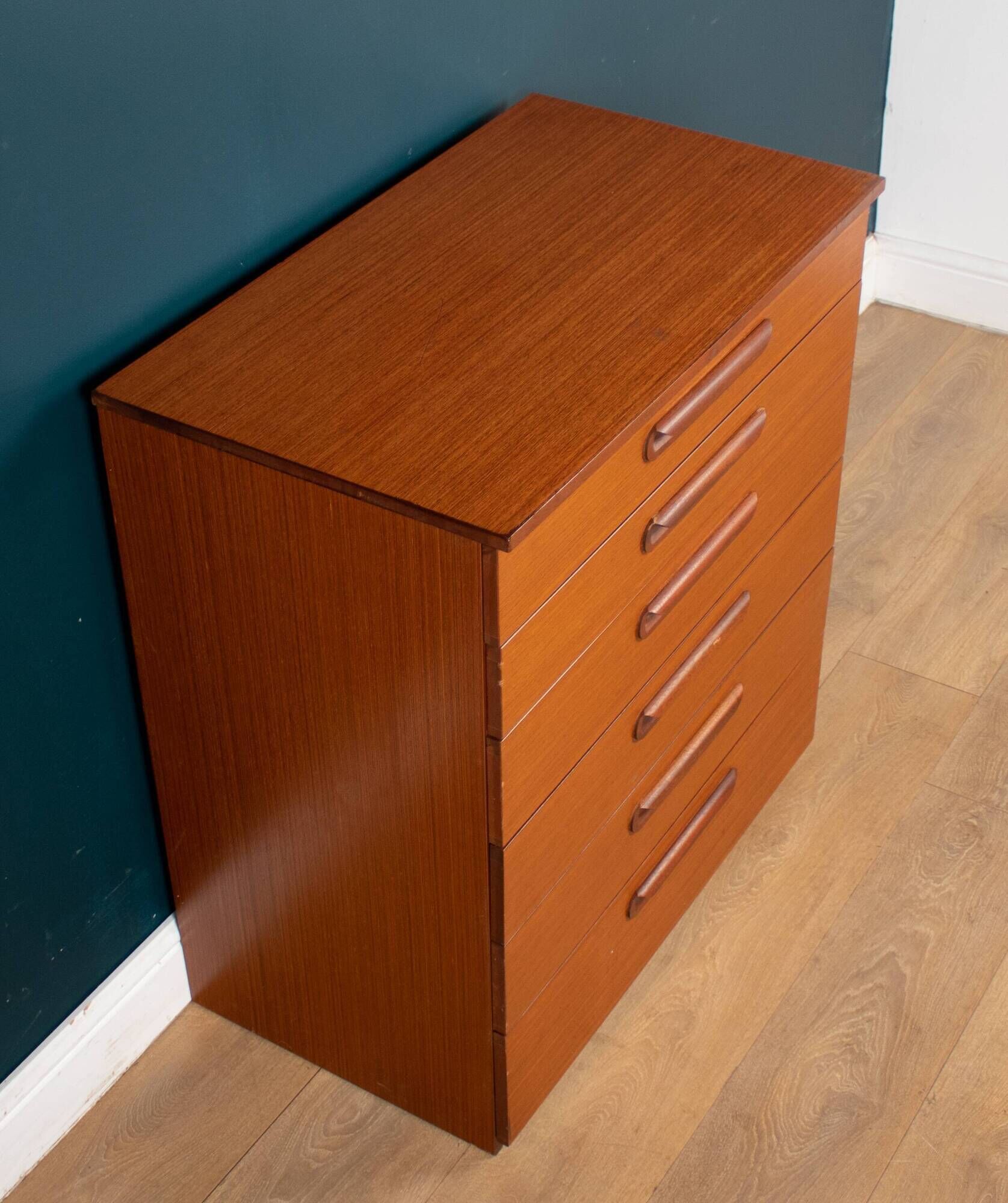 Retro Teak 1960s Chest Of Drawers By Schreiber Furniture