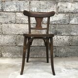 Chaise bistrot en bois Baumann de 1920