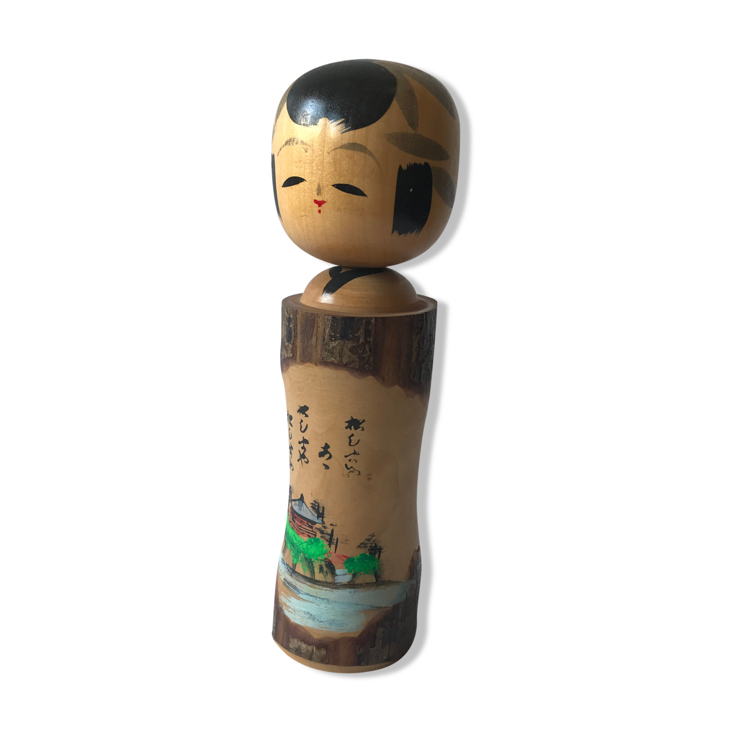 Japanese hand-painted Kinesitherapeuthe doll from the 1960s