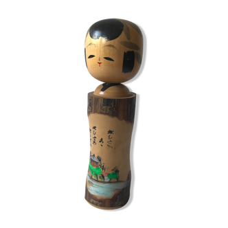 Japanese hand-painted Kinesitherapeuthe doll from the 1960s