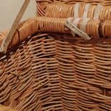 Braided wicker trunk