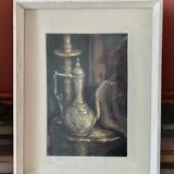 Charcoal drawing by J. Wulff, Belgian painter.