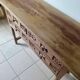 Antique Spanish hand-carved console table