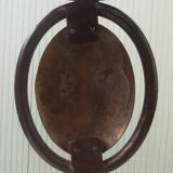 Wrought iron and bronze butcher's table