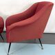 Paire de fauteuils par Gigi Radice pour Minotti, Italie des années 1950