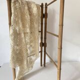 Antique towel rack with doors
