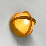 Mid-century Danish metal outdoor wall lamp model Pirate by Eva Koppel, Nils Koppel, Gert Edstrand for Nordisk Solar, 1960s.