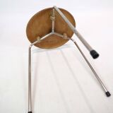Set Of 2 Dot Stools Model 3170 Made In Teak By Arne Jacobsen For Fritz Hansen From 1950s