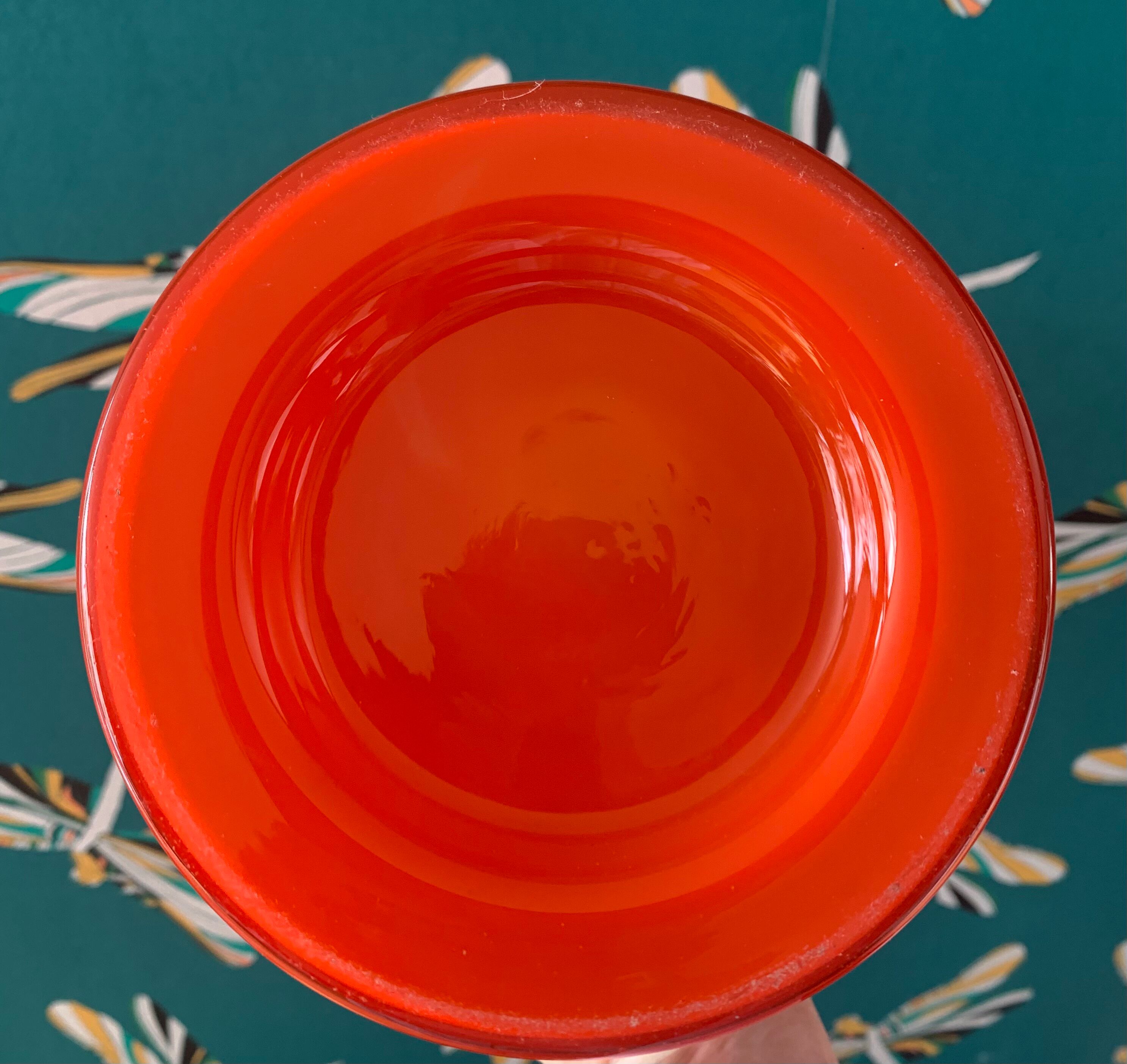 Philips Jean Paul Edmond lamp, 1970, orange Tobruk model