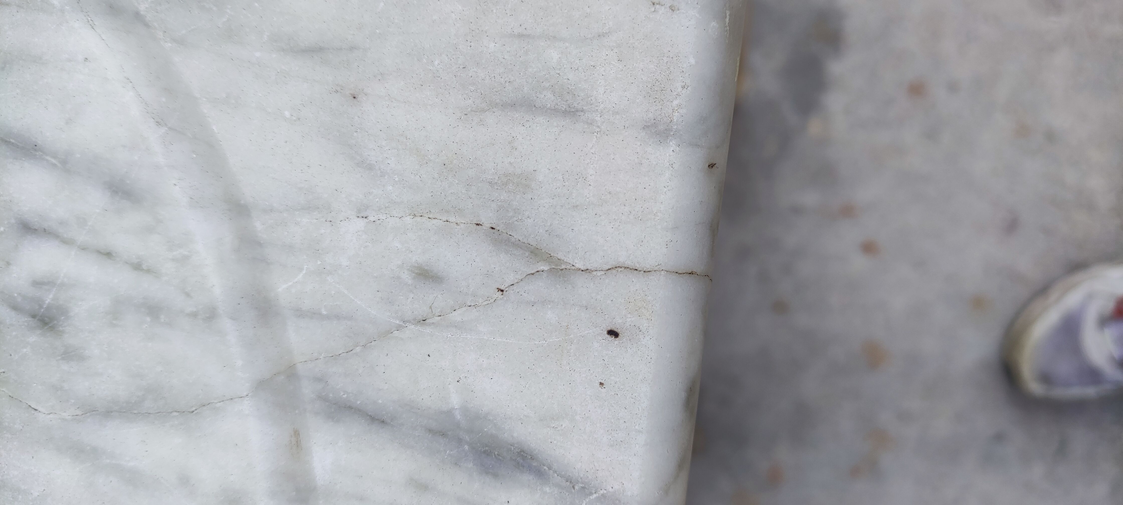 Toilet furniture marble top and pine base