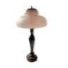 Art deco style lamp signed valentin on the foot