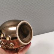 Ceramic vase with metal glaze from Frank ceramics Denmark 1970-80s.