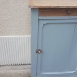 Parisian buffet wood and pastel