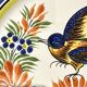 Assiette Faïence Bretonne Henriot Quimper – Décor Oiseau Multicolore