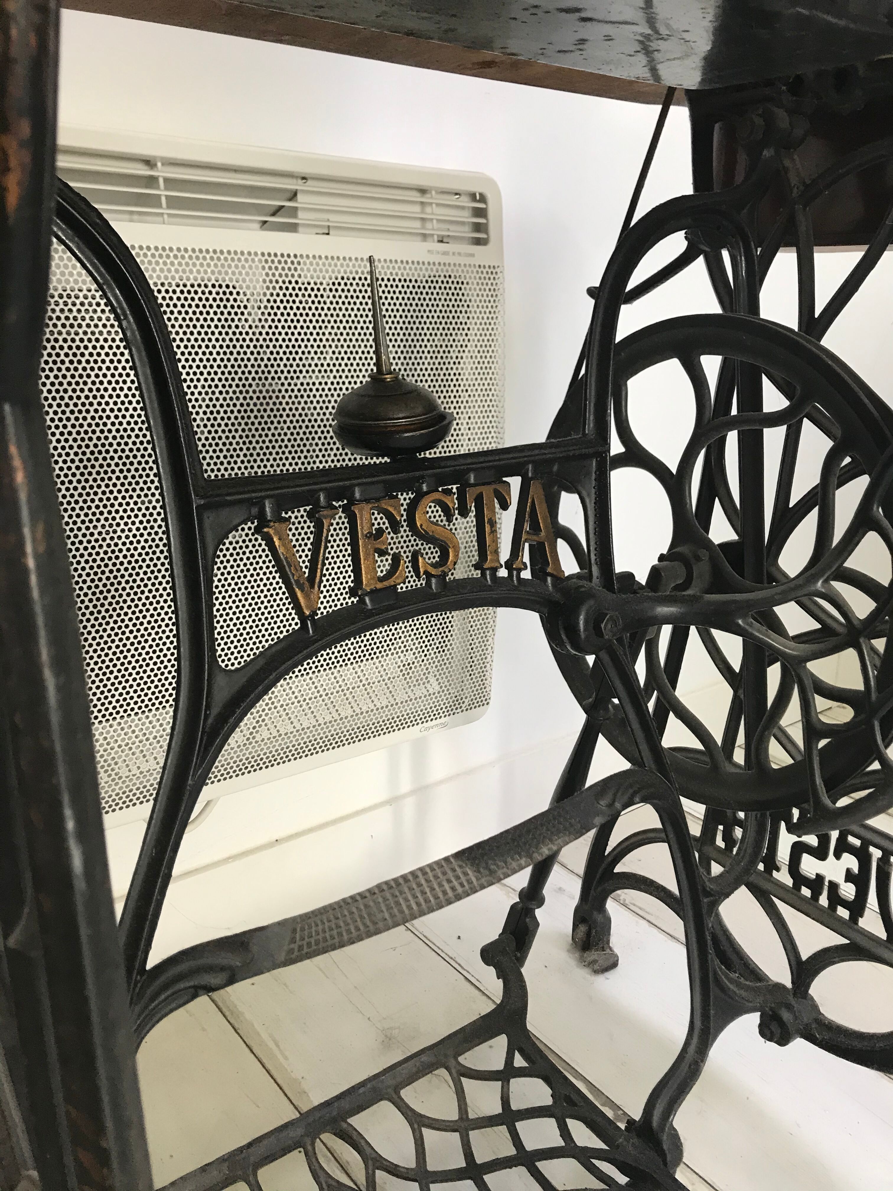Former vesta sewing machine