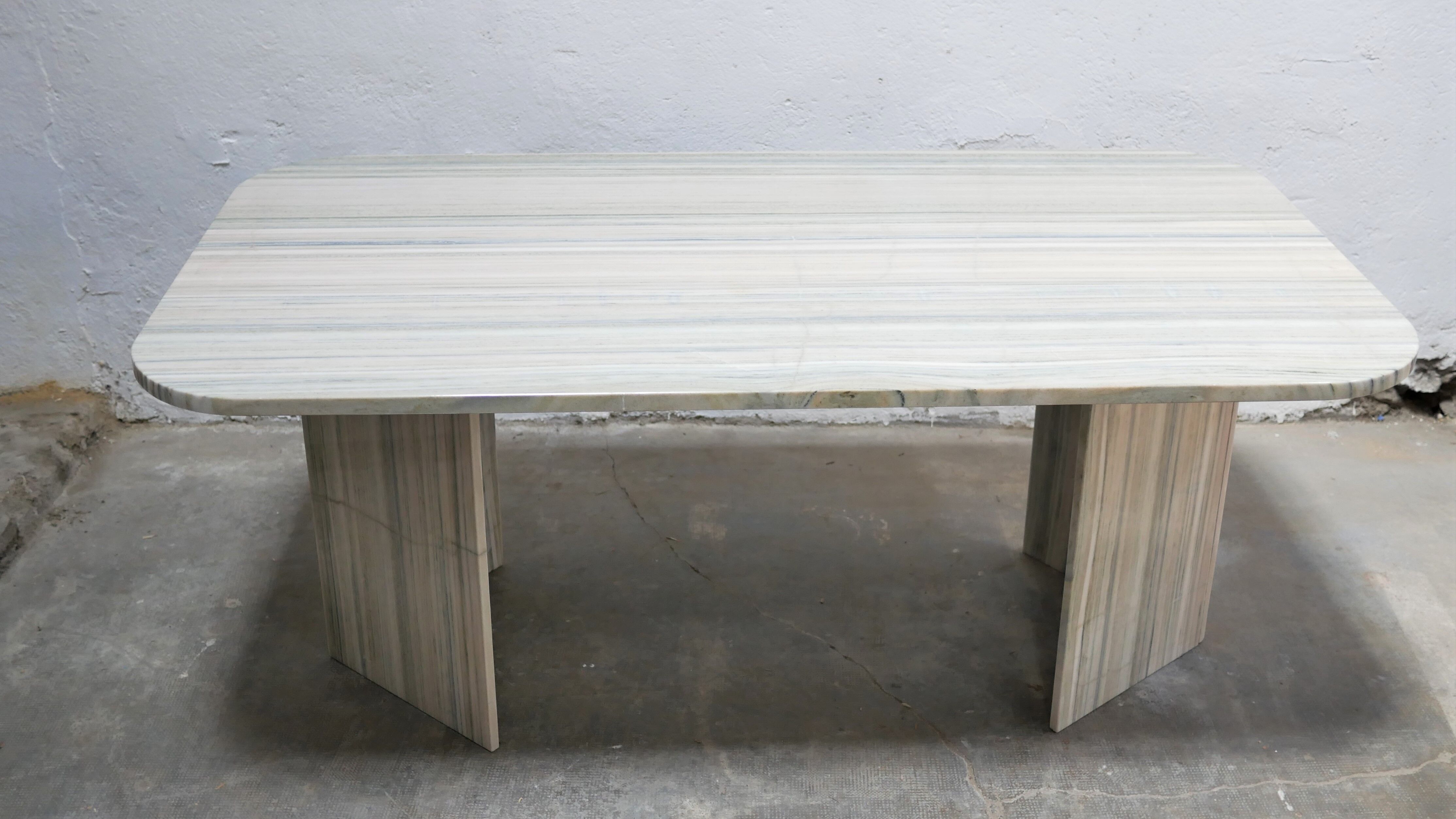 Vintage marble dining table