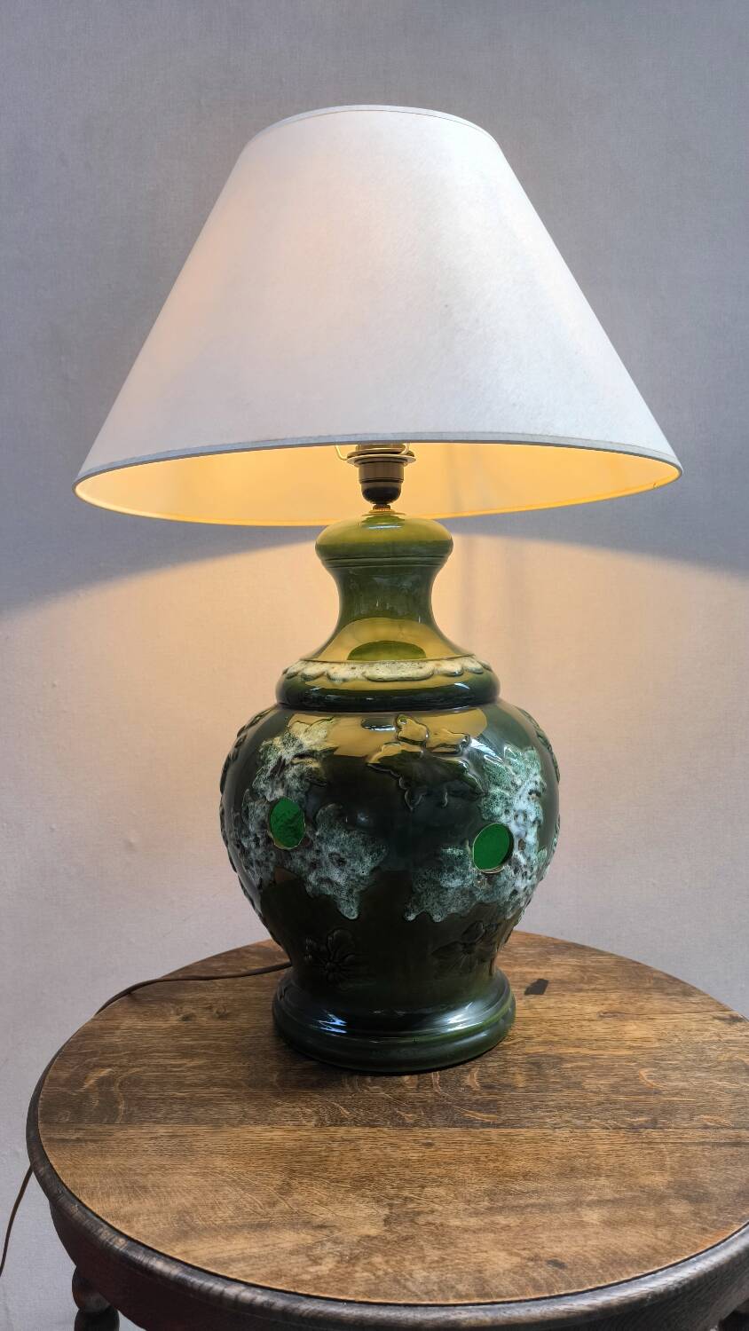 Ceramic lamp from the 60s