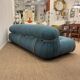 4-seater sofa Soriana Scarpa Cassina Italy circa 1970s