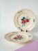 Pair of Digoin Sarreguemines compote bowls, “Yann” model, 1940