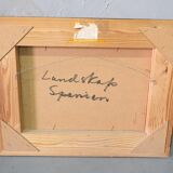 Ove Olson ( 1903-1975 ), Swedish Modern Painting, 1974, Oil on Canvas, Framed.