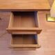 Petit bureau vintage en bois et métal