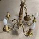 Lustre style Louis XV en bronze