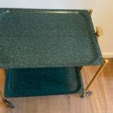 Serving rolling folding table Textable Vintage platforms