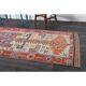 Vintage Turkish hand-knotted wool cotton beige runner rug  114x362