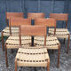 6 rope chairs model Havana de Gessef